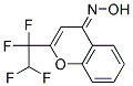 2-(1,1,2,2-TETRAFLUOROETHYL)-4H-CHROMEN-4-ONE OXIME Struktur