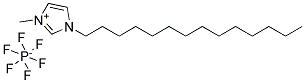 1-TETRADECYL-3-METHYLIMIDAZOLIUM HEXAFLUOROPHOSPHATE Struktur