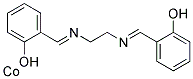 1,2-BIS-(SALICYLIDENEAMINO)-ETHANE COBALT Struktur