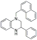 1,2,3,4-TETRAHYDRO-1-((NAPHTHALEN-1-YL)METHYL)-3-PHENYLQUINOXALINE Struktur