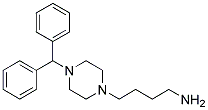 1-(DIPHENYLMETHYL)-4-(4-AMINOBUTYL)PIPERAZINE Struktur