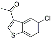 1-(5-CHLOROBENZO[B]THIOPHEN-3-YL)ETHANONE Struktur