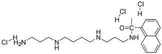 1-NAPHTHYL-ACETYL SPERMINE 3HCL Struktur