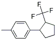 1-METHYL-4-(2-TRIFLUOROMETHYL-CYCLOPENTYL)-BENZENE Struktur