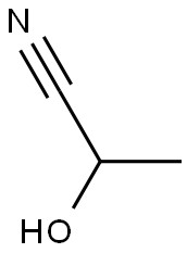 2-HYDROXYPROPIONITRILE SOLUTION 100UG/ML IN METHYLENE CHLORIDE 1ML Struktur