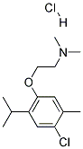 2-(6-CHLOROTHYMOXY)ETHYLDIMETHYLAMINE HYDROCHLORIDE Struktur