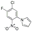 1-(5-CHLORO-4-FLUORO-2-NITROPHENYL)-1H-PYRROLE, TECH Struktur