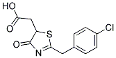 2-[2-(4-CHLOROBENZYL)-4-OXO-4,5-DIHYDRO-1,3-THIAZOL-5-YL]ACETIC ACID Struktur