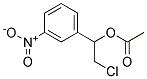 2-CHLORO-1-(3-NITROPHENYL)ETHYL ACETATE, TECH Struktur