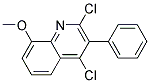 2,4-DICHLORO-8-METHOXY-3-PHENYLQUINOLINE, TECH Struktur