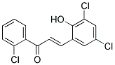 1-(2-CHLOROPHENYL)-3-(3,5-DICHLORO-2-HYDROXYPHENYL)PROP-2-EN-1-ONE, TECH Struktur