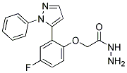 2-[4-FLUORO-2-(1-PHENYL-1H-PYRAZOL-5-YL)PHENOXY]-ACETOHYDRAZIDE Struktur