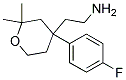 2-[4-(4-FLUOROPHENYL)-2,2-DIMETHYLTETRAHYDRO-PYRAN-4-YL]-ETHYLAMINE Struktur