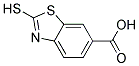 2-MERCAPTO-BENZOTHIAZOLE-6-CARBOXYLIC ACID Struktur