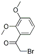 2-BROMO-1-(2,3-DIMETHOXYPHENYL)ETHANONE Struktur