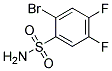 2-BROMO-4,5-DIFLUOROBENZENESULFONAMIDE Struktur