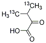 2-KETO-3-METHYL-13C-BUTYRIC-4-13C ACID Struktur