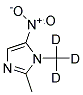 1-METHYL-D3-2-METHYL-5-NITRO-1H-IMIDAZOLE Struktur