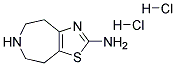 2-AMINO-4,5,6,7,8-PENTAHYDROTHIAZOLO[5,4-D]AZEPINE, DIHYDROCHLORIDE Struktur