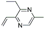 2-ETHENYL-3-ETHYL-5-METHYLPYRAZINE Struktur