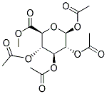 1,2,3,4-TETRA-O-ACETYL-B-D-GLUCURONIC ACID, METHYL ESTER Struktur