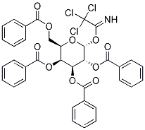 2,3,4,6-TETRA-O-BENZOYL-A-D-GALACTOPYRANOSIDE TRICHLOROACETIMIDATE Struktur