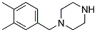 1-(3,4-DIMETHYLBENZYL)PIPERAZIN Struktur