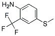 2-AMINO-5-(METHYLTHIO)BENZOTRIFLUORID Struktur