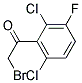 2,6-DICHLORO-3-FLUOROPHENACYL BROMID Struktur