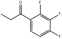 2',3',4'-TRIFLUOROPROPIOPHENON Struktur