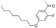 2'-FLUORO-4'-OCTYLOXYACETOPHENON Struktur