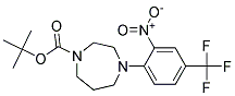 1-TERT-BUTOXYCARBONYL-4-[2-NITRO-4-(TRIFLUOROMETHYL)PHENYL]HOMOPIPERAZIN Struktur