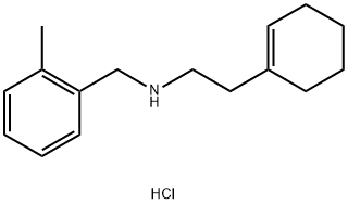 2-(1-CYCLOHEXEN-1-YL)-N-(2-METHYLBENZYL)-1-ETHANAMINE HYDROCHLORIDE Struktur