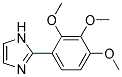 2-(2,3,4-TRIMETHOXY-PHENYL)-1H-IMIDAZOLE Struktur