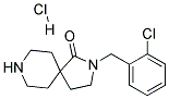 2-(2-CHLOROBENZYL)-2,8-DIAZASPIRO[4.5]DECAN-1-ONE HYDROCHLORIDE Struktur