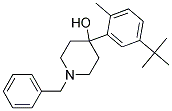 1-BENZYL-4-(5-TERT-BUTYL-2-METHYL-PHENYL)-PIPERIDIN-4-OL Struktur