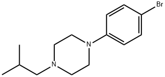 1-(4-BROMO-PHENYL)-4-ISOBUTYL-PIPERAZINE Struktur