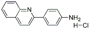 2-(4-AMINOPHENYL)QUINOLINE HYDROCHLORIDE Struktur