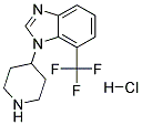 1-(PIPERIDIN-4-YL)-7-(TRIFLUOROMETHYL)-1H-BENZO[D]IMIDAZOLE HYDROCHLORIDE Struktur