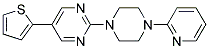 2-(4-PYRIDIN-2-YLPIPERAZIN-1-YL)-5-THIEN-2-YLPYRIMIDINE Struktur