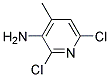 2,6-DICHLORO-4-METHYLPYRIDIN-3-AMINE Struktur