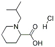 1-ISOBUTYL-PIPERIDINE-2-CARBOXYLIC ACID HYDROCHLORIDE Struktur