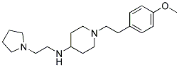 1-[2-(4-METHOXYPHENYL)ETHYL]-N-(2-PYRROLIDIN-1-YLETHYL)PIPERIDIN-4-AMINE Struktur