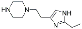 1-[2-(2-ETHYL-1H-IMIDAZOL-4-YL)-ETHYL]-PIPERAZINE Struktur