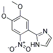 2-(4,5-DIMETHOXY-2-NITRO-PHENYL)-1H-IMIDAZOLE Struktur