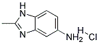 2-METHYL-1H-BENZIMIDAZOL-5-AMINE HYDROCHLORIDE Struktur