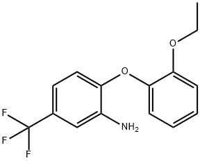 2-(2-ETHOXYPHENOXY)-5-(TRIFLUOROMETHYL)ANILINE Struktur