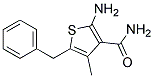 2-AMINO-5-BENZYL-4-METHYL-THIOPHENE-3-CARBOXYLIC ACID AMIDE Struktur