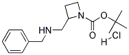 2-(BENZYLAMINO-METHYL)-AZETIDINE-1-CARBOXYLIC ACID TERT-BUTYL ESTER HYDROCHLORIDE Struktur