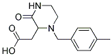 [1-(4-METHYL-BENZYL)-3-OXO-PIPERAZIN-2-YL]-ACETIC ACID Struktur